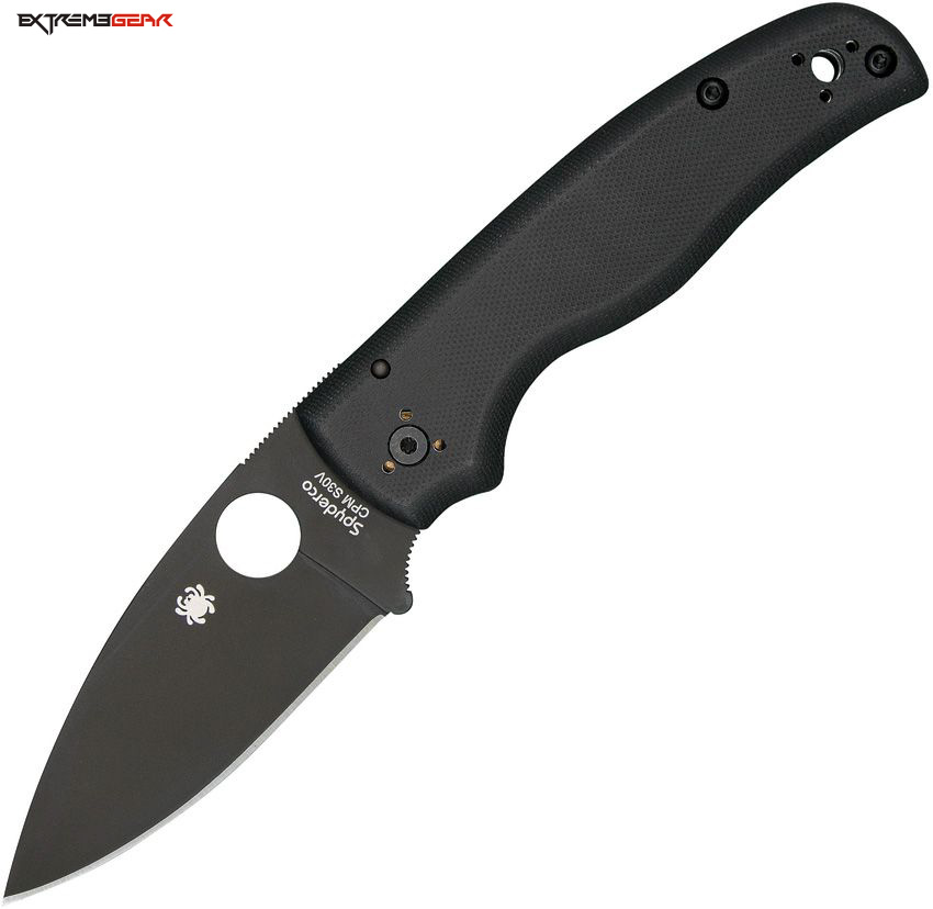 spyderco shaman black